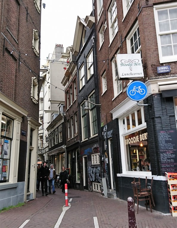 Living above shops between the canals